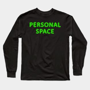 Personal Space spikes design Long Sleeve T-Shirt